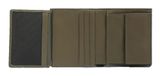 PIQUADRO Atlas Vertical Men's Wallet with Coin Pocket RFID Olive Green