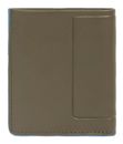 PIQUADRO Atlas Vertical Men's Wallet with Coin Pocket RFID Olive Green