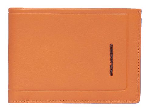 PIQUADRO Atlas Men's Wallet Flip Up ID Window RFID Orange