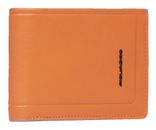 PIQUADRO Atlas Men's Wallet Flip Up ID Window RFID Orange
