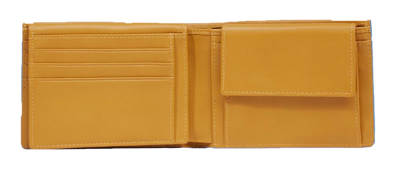 PIQUADRO Atlas Men's Wallet Flip Up ID Window RFID Yellow PIQUADRO Atlas Men's Wallet Flip Up ID Window RFID Yellow