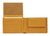 PIQUADRO Atlas Men's Wallet Flip Up ID Window RFID Yellow
