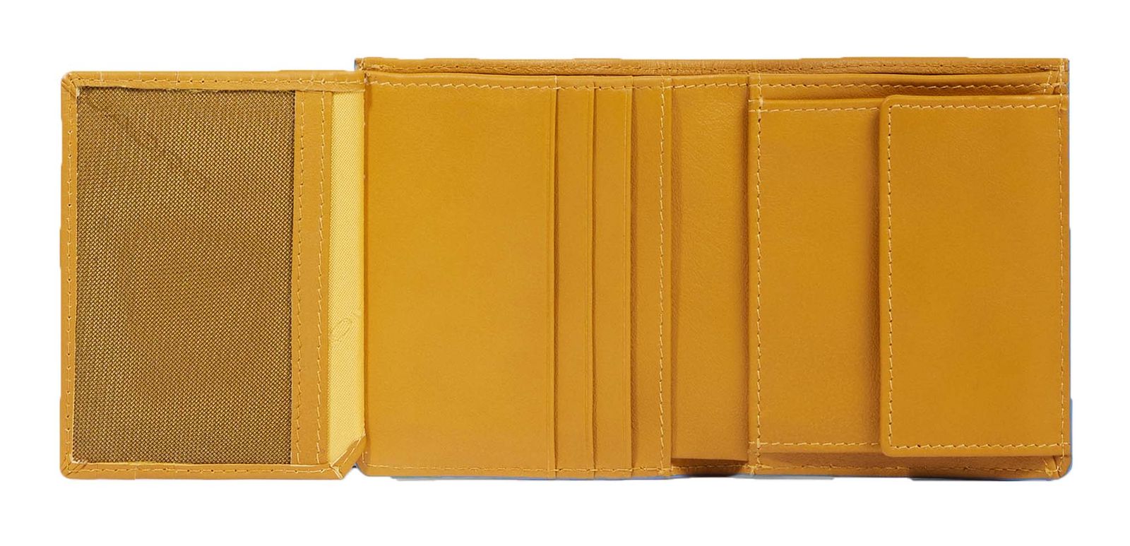 PIQUADRO Atlas Vertical Men's Wallet with Coin Pocket RFID Yellow PIQUADRO Atlas Vertical Men's Wallet with Coin Pocket RFID Yellow