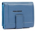 PIQUADRO Atlas Pocket Men's Wallet Blue Grey PIQUADRO Atlas Pocket Men's Wallet Blue Grey