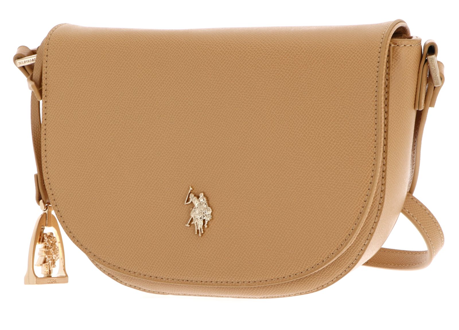 U.S. POLO ASSN. Jones Flap Crossbody Bag Biscuit U.S. POLO ASSN. Jones Flap Crossbody Bag Biscuit