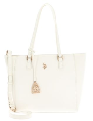 U.S. POLO ASSN. Jones Shopping Bag Cream White