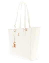 U.S. POLO ASSN. shoulder bag Jones Shopping Bag Cream White