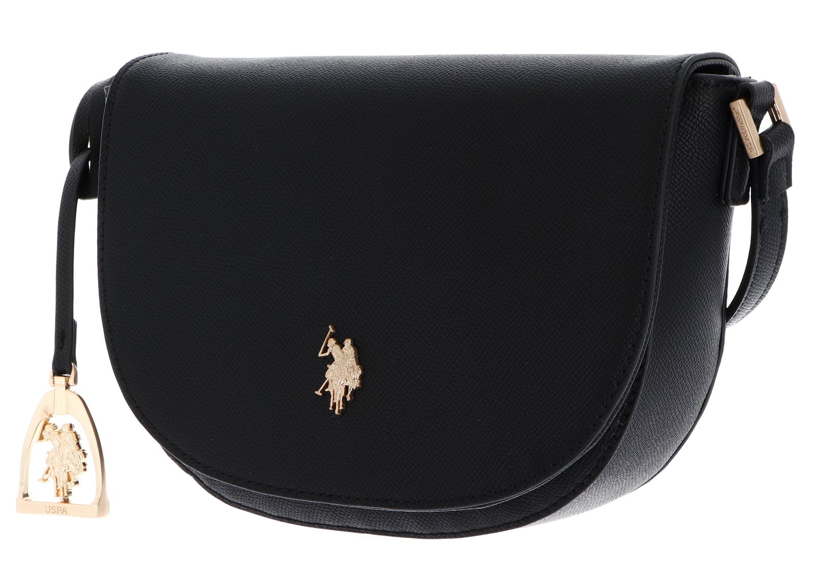 U.S. POLO ASSN. Jones Flap Crossbody Bag Black U.S. POLO ASSN. Jones Flap Crossbody Bag Black