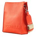 COCCINELLE Myrtha Maxi Log Crossbody Bag Grained Leather Gazpacho