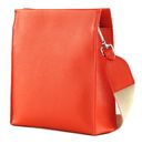 COCCINELLE Myrtha Maxi Log Crossbody Bag Grained Leather Gazpacho