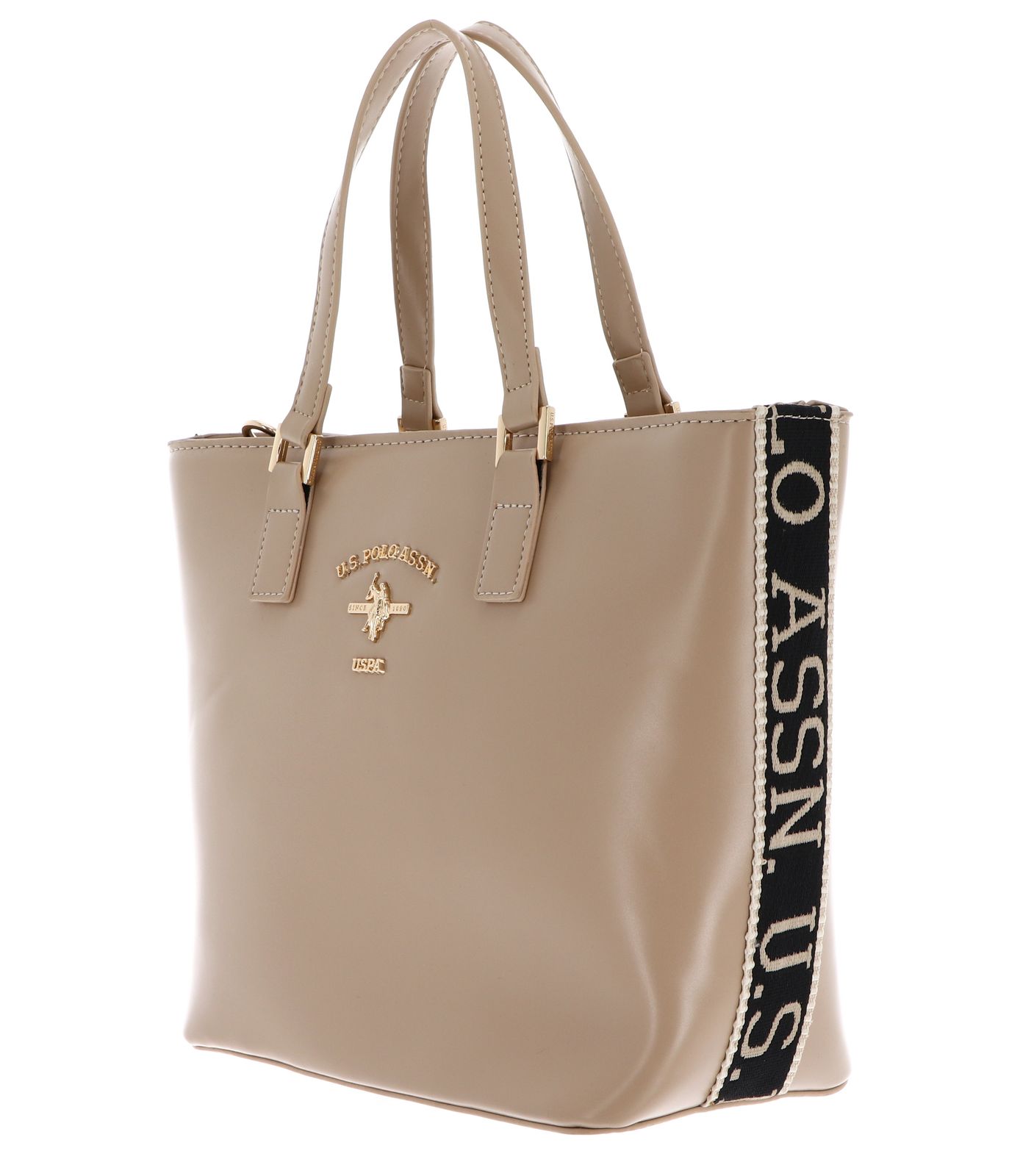 U.S. POLO ASSN. Heat Shopping Bag Beige U.S. POLO ASSN. Heat Shopping Bag Beige