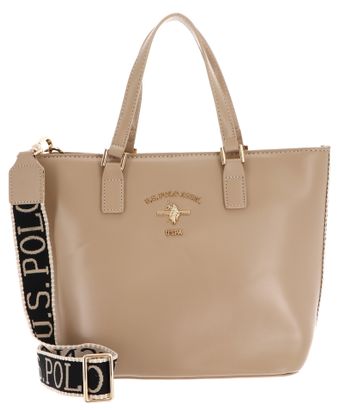 U.S. POLO ASSN. Heat Shopping Bag Beige