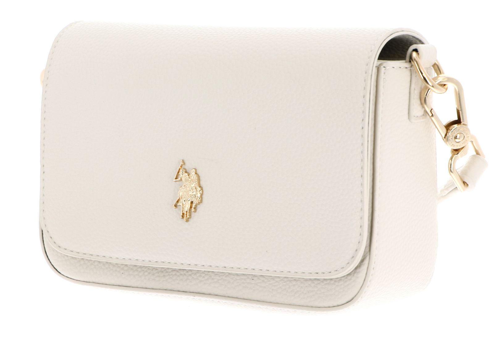 U.S. POLO ASSN. Mansion Flap Crossbody Bag Cream White U.S. POLO ASSN. Mansion Flap Crossbody Bag Cream White