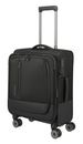 travelite CrossLITE 4W Trolley Expandable S Black travelite CrossLITE 4W Trolley Expandable S Black