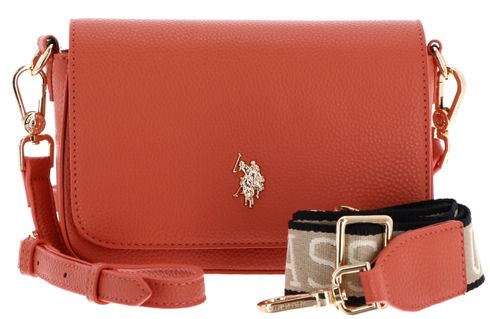 U.S. POLO ASSN. Mansion Flap Crossbody Bag Coral