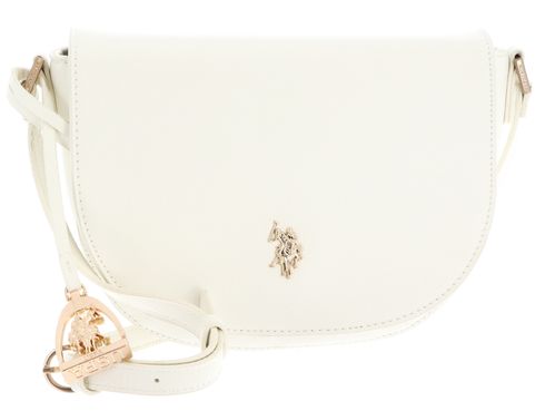 U.S. POLO ASSN. Jones Flap Crossbody Bag Cream White