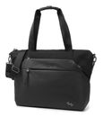 Hedgren Furo Kicho Horizontal Tote Exp 14" Black Hedgren Furo Kicho Horizontal Tote Exp 14" Black