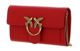 PINKO Love One Wallet C Red - Antique Gold PINKO Love One Wallet C Red - Antique Gold