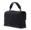 PINKO Love Lady Puff Big CL Sheep Nappa Chevron L Black - Old Silver PINKO Love Lady Puff Big CL Sheep Nappa Chevron L Black - Old Silver