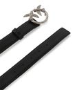 PINKO Love Berry H3 Belt W85 Black - Old Silver