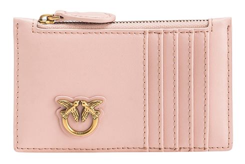 PINKO Airone Cardholder Cipria - Antique Gold