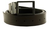 HUGO Gilbert-Soft Or35 Leather Belt W115 Black / Brown - shortenable HUGO Gilbert-Soft Or35 Leather Belt W115 Black / Brown - shortenable