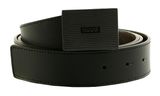 HUGO Gilbert-Soft Or35 Leather Belt W115 Black / Brown - shortenable HUGO Gilbert-Soft Or35 Leather Belt W115 Black / Brown - shortenable