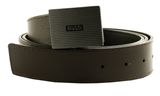 HUGO Gilbert-Soft Or35 Leather Belt W115 Black / Brown - shortenable HUGO Gilbert-Soft Or35 Leather Belt W115 Black / Brown - shortenable