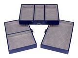 WINDROSE Merino Moda Jewelry Box Dark Blue