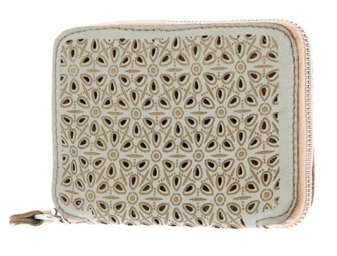 CATERINA LUCCHI Modena Diva Zip Around Wallet V. Salvia Toni Beige