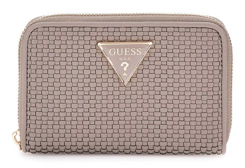 GUESS Phaedra SLG Medium Zip Around Wallet Dark Taupe