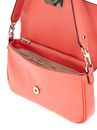 GUESS Circe Flap Shoulder Bag Coral Red