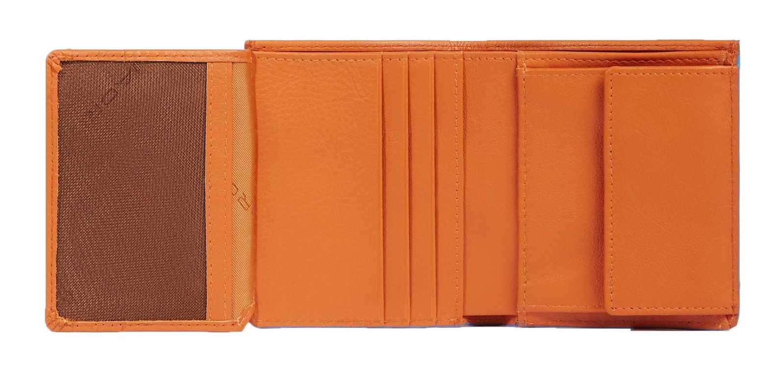 PIQUADRO Atlas Vertical Men's Wallet with Coin Pocket RFID Orange PIQUADRO Atlas Vertical Men's Wallet with Coin Pocket RFID Orange