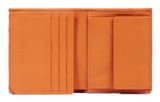 PIQUADRO Atlas Vertical Men's Wallet with Coin Pocket RFID Orange