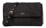 REPLAY Crossbody Bag Washed Black REPLAY Crossbody Bag Washed Black