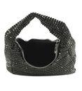 LIU JO Sera Hobetto Strass Handbag Nero / Jet LIU JO Sera Hobetto Strass Handbag Nero / Jet