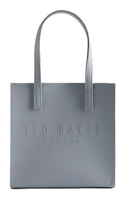 Ted Baker Seacon Crosshatch Small Icon Bag Light Grey