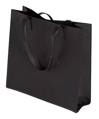 Ted Baker shopper bag Soocon Crosshatch Large Icon Bag Black