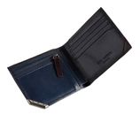 Ted Baker Kornerr Metal Corner Bifold Coin Wallet Navy Ted Baker Kornerr Metal Corner Bifold Coin Wallet Navy