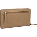 BURKELY Soft Skylar Zip Around Wallet L Natural Nude