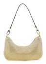 GUESS Zalina Mini Top Zip Shoulder Bag Gold
