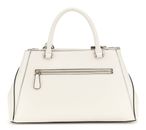 GUESS Nastra Society Satchel Cream White GUESS Nastra Society Satchel Cream White