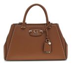 GUESS Nastra Society Satchel Caramel GUESS Nastra Society Satchel Caramel