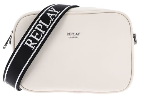 REPLAY Crossbody Bag Dry White