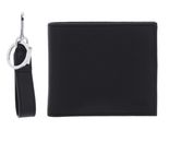 BOSS Gift Set 4 CC Wallet / Keyring Black