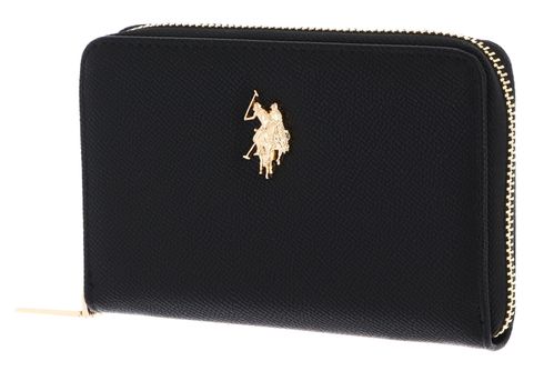 U.S. POLO ASSN. Jones Zip Wallet Black