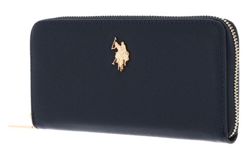 U.S. POLO ASSN. Jones Zip Around Wallet Navy