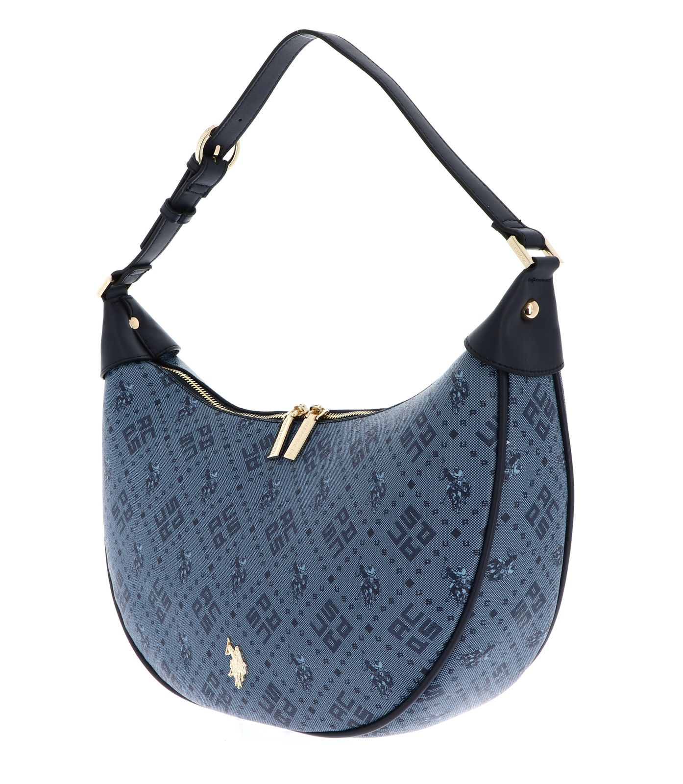 U.S. POLO ASSN. New Hampton Hobo Bag Navy U.S. POLO ASSN. New Hampton Hobo Bag Navy