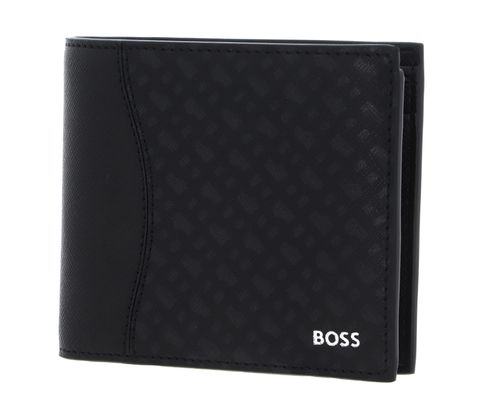 BOSS Zair Trifold Wallet Black