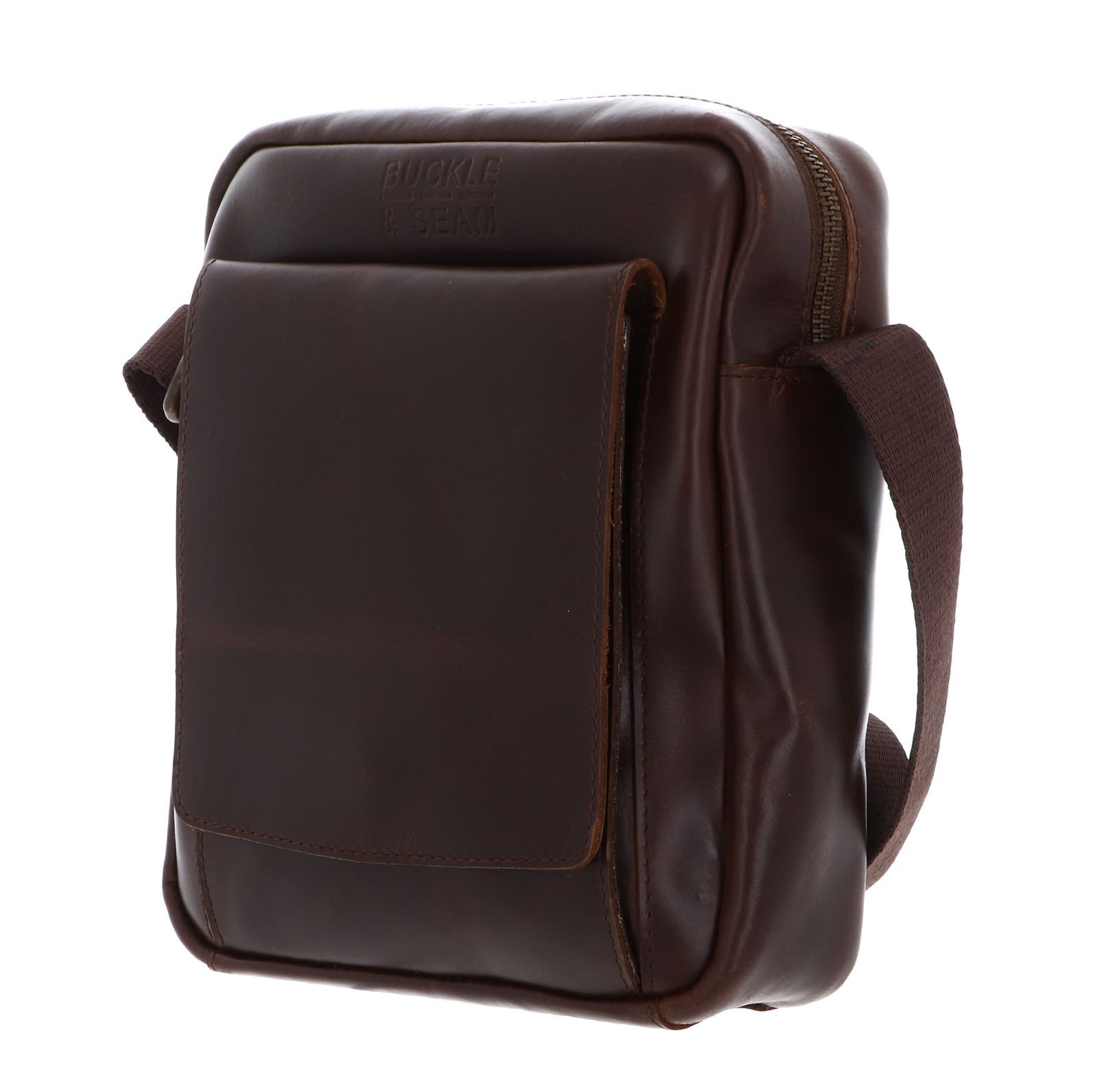 BUCKLE & SEAM Collector Reporter Bag Brown / Dot BUCKLE & SEAM Collector Reporter Bag Brown / Dot